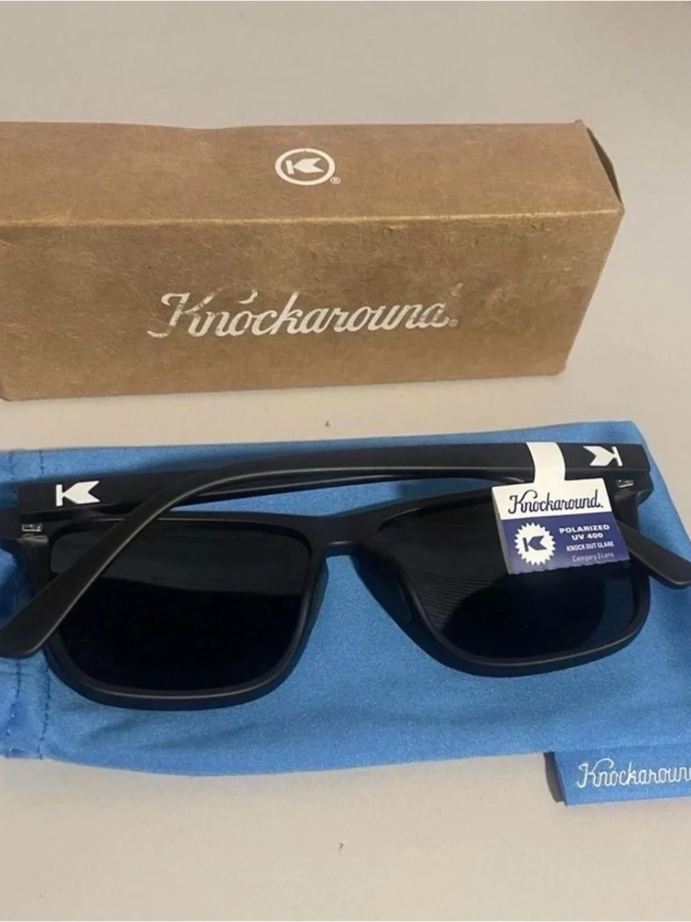 Knockaround Polarized Fast Lanes Sport (Black / Smoke)